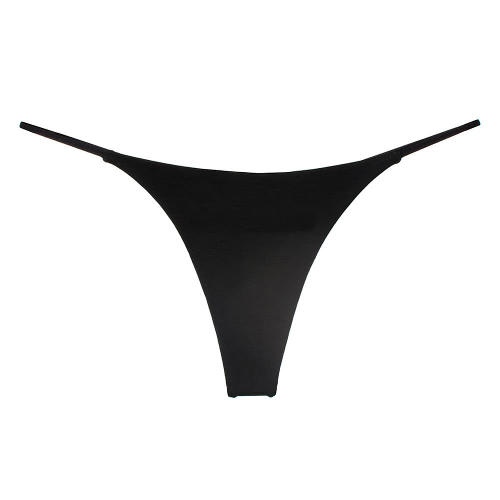 LoDanve Double-Layer Thin Strap Sexy Thong Low Waist Double-Layer Bikini Cotton Women's T-Back Panties Sports Fitness Underwear