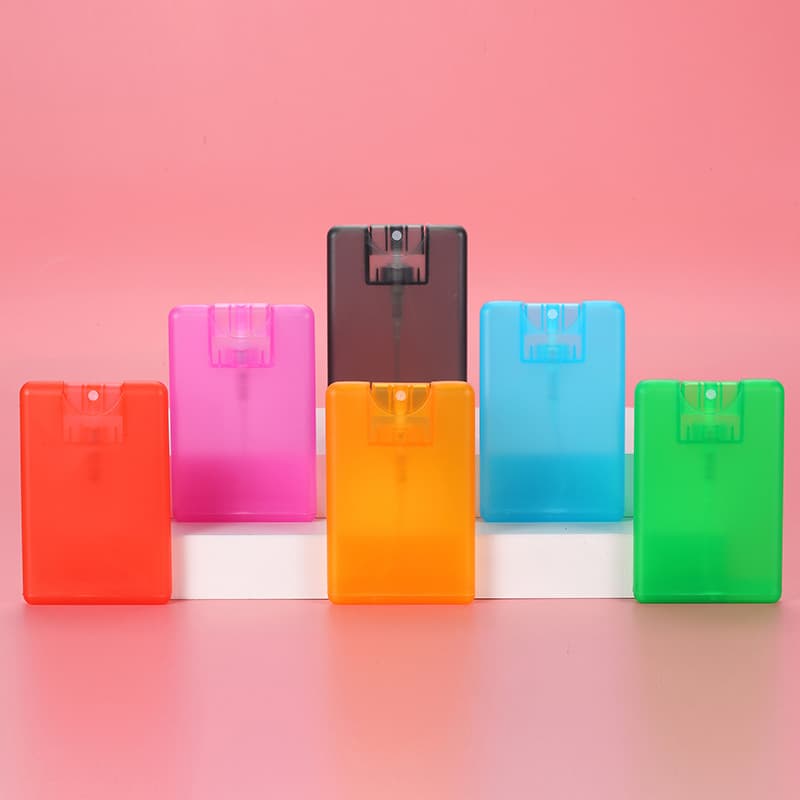 20ml Card Spray Bottle Perfume Alcohol Disinfectant Water Travel Refillable Press Bottle
