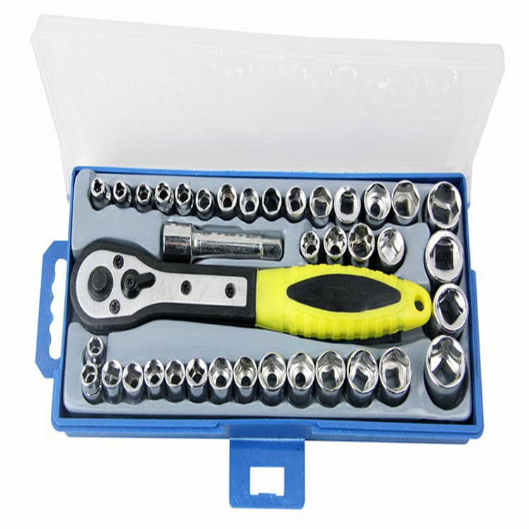 40-piece socket set tool suit auto repair tool socket suit socket wrench suit ratchet wrench