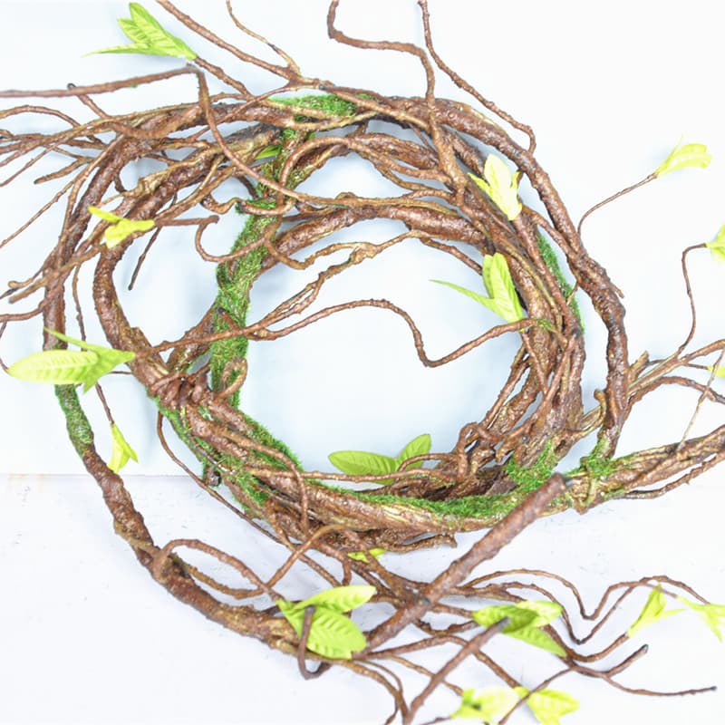 Simulated Dead Tree Vine Dry Branch Door Head Decoration Hanging Vine Dead Branch Tender Leaf Rattan Hand Tough Branch Vine Craft