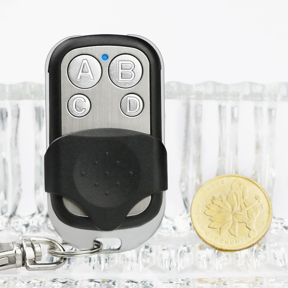 Cross-border Clone Small Metal Copy Remote Control Flap Door Shutter Garage Door Wireless Metal Universal Key 443