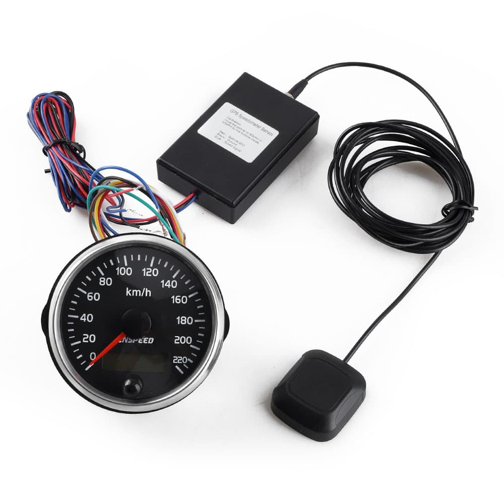 Factory Direct Supply 12-24V Car Odometer Speedometer Car Tachometer with Universal GPS Sensor