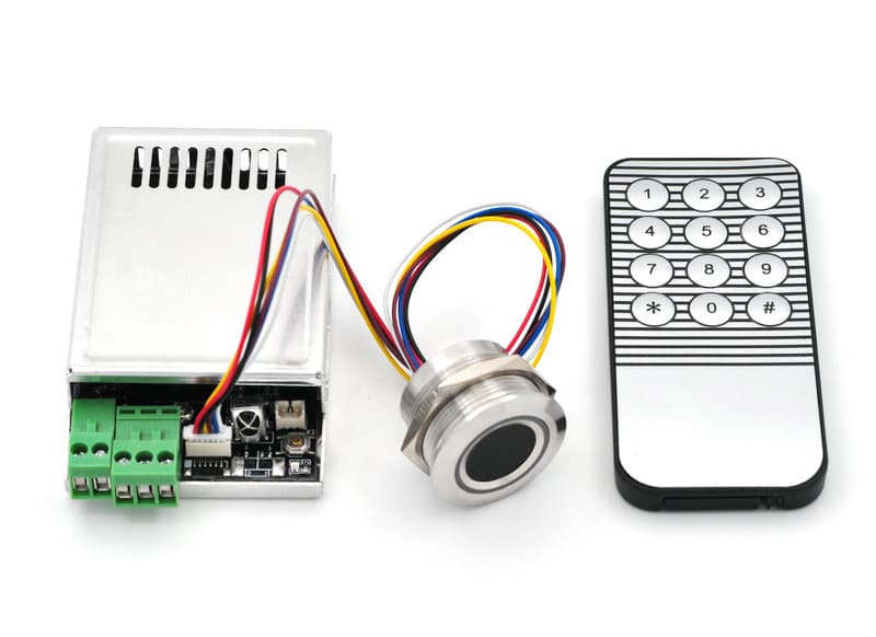 Kl216+R503 Fingerprint Combination Remote Control Set Relay Adjustable Control Module Intelligent Smart Access Control