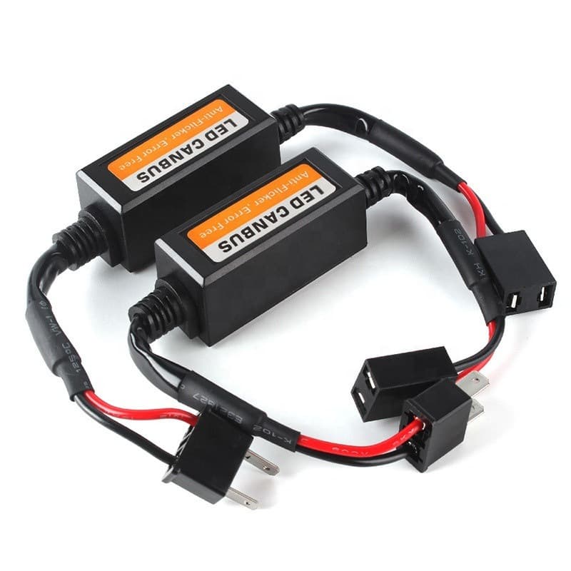 Factory Direct Sales Car LED Headlight Decoder EMC Interference LED Filter Solution Fault Eliminator H7 Anti-Flicker