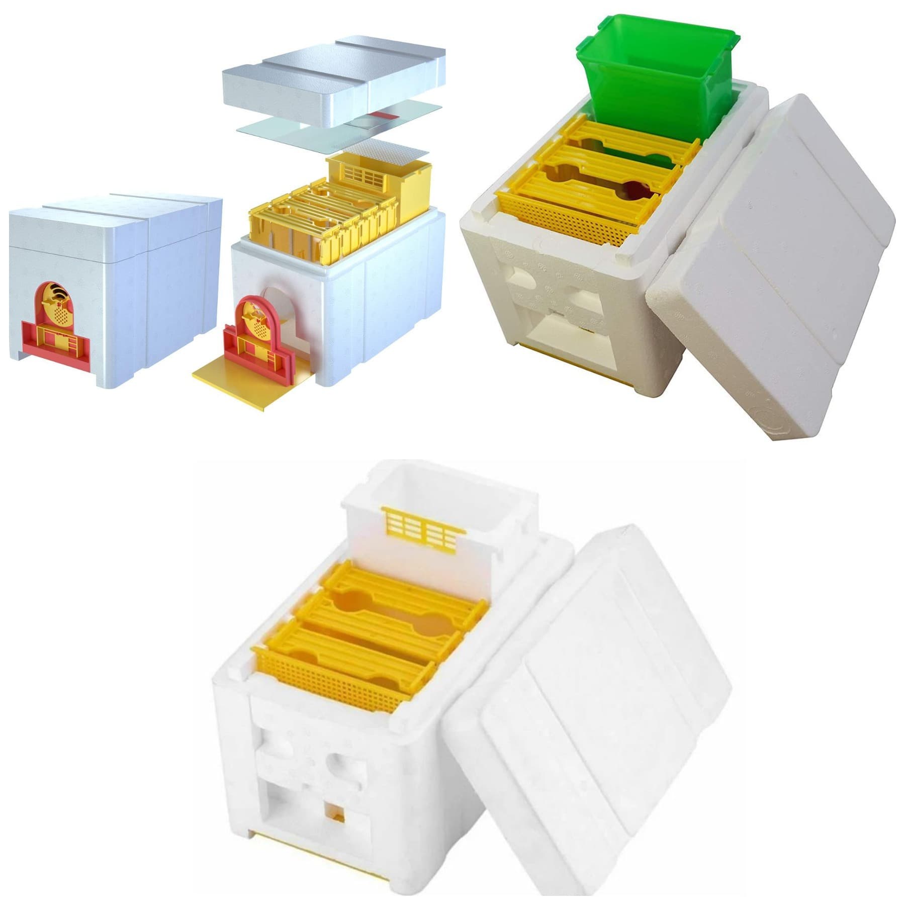 Beekeeping Tools, Foam Beehive Box, Bee Delivery Trunk, Foam King Breeding Box, Pollination Box, Bee Breeding Box