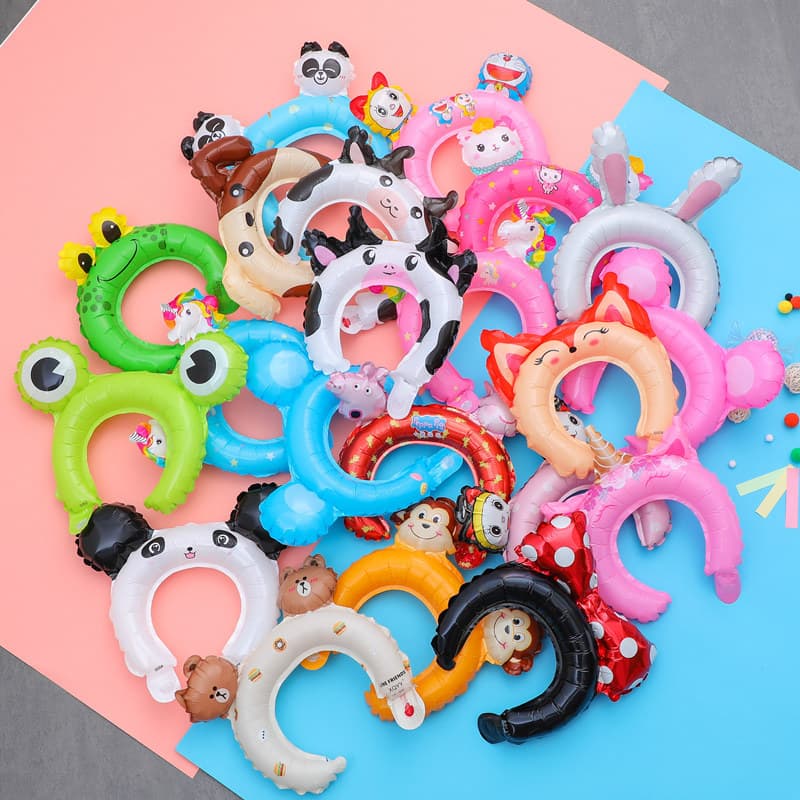 Clearance Sale Children's Cartoon Animal Headbands, Balloon Headwear, Promotional Gift Balloons, Bunny Ear Headbands, Balloon Prints