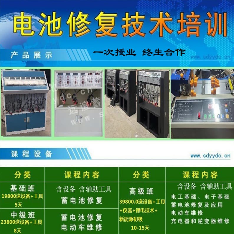 Battery Repair Technology Training, Battery Detection and Repair Instrument, Power Circuit Maintenance, Support and Franchise Company